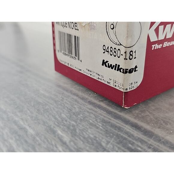 Kwikset Polo Dummy Knob Pull in Antique Nickel (488P 15A • 94880-181) [DD] - Picture 6 of 9